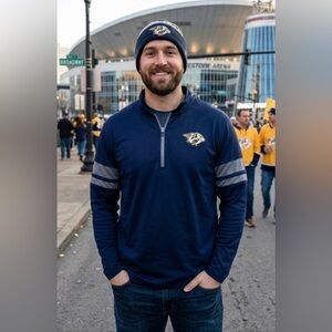 Men’s Nashville Predators Navy Blue NHL Apparel